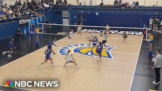 San Jose State volleyball player at center of transgender challenge will continue to play