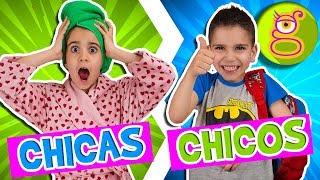 RUTINA de MAÑANA: Chicos VS Chicas