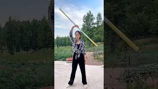 Kungfu china master 68/Hướng dẫn múa gậy #霞光腊月#kungfu #wing chun