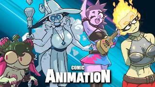 11 ELEMENTAL GIRLS comics - Golden Collection (animation)