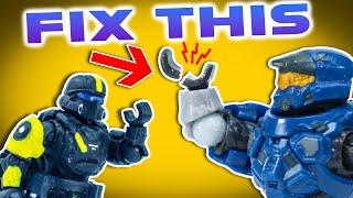 NO MORE BROKEN HANDS! The ULTIMATE Mega Construx Hand Repair Guide (Dusted Off Ep. 17)