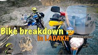 Major Bike Breakdown while riding from Leh To Hanle | #MumbaiToLadakh2022 | EP07