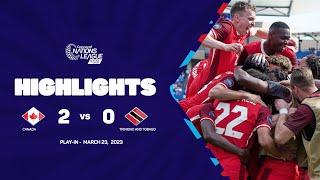 Highlights | Canada vs Trinidad and Tobago | 2023/24 Concacaf Nations League Play-in