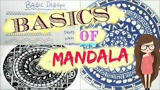 Mandala -Basics & 10 easy zen-tangle pattern 