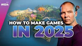 How To Make Indie Games In 2025 w/ Jonathan Blow  — Full Time Game Dev Podcast Ep. 024