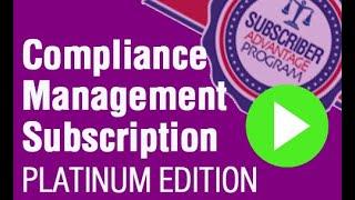 Compliance Management Subscription — Platinum Edition — from Personnel Concepts