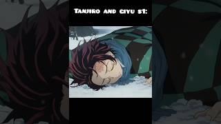 Tanjiro and giyu season 1️ #demonslayer #anime #shorts #edit