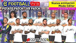 Ps3 | eFootball 2023 |  POTATO PATCH - VR PATCH Animacion menu editar