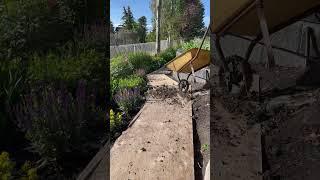 One little tip for you when you transport soil or compost in your garden