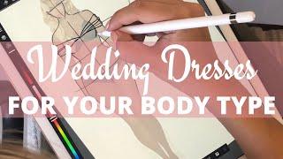 Wedding Dresses for your Body Type by Janita Toerien | Pink Book Weddings