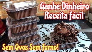 GANHEI MUITO DINHEIRO COM ESSA RECEITA DE BRIGADEIRÃO NO POTE!!!