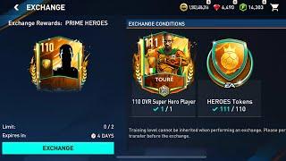 Guaranteed PRIME HERO Exchange Packs | I Packed all 111 PRIME HEROES | FIFA MOBILE