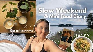 Mini FOOD DIARY & Slow Weekend: Let´s get to know me | Janne Greta