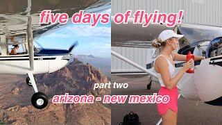scenic flight through Arizona and New Mexico | tiny airplane, big adventure! day 2