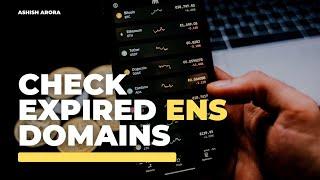 Check expired ENS domains by tool | #Web3