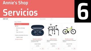 Annie's Shop: Programación de Servicios y Control de errores de la Tienda en Línea ASP.NET Core MVC