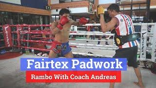 Muay Thai training at Fairtex Training Center