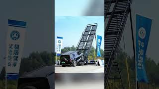 This hybrid vehicle climbs 45 degree slopes