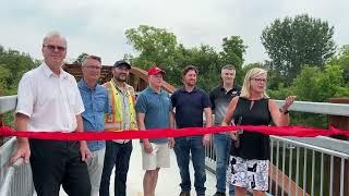 Rainbow Bridge In Lindsay Officially Reopens