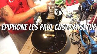 Epiphone Les Paul Custom Setup