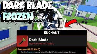 Using The BEST DARK BLADE BLESSING In PvP... (Blox Fruits)