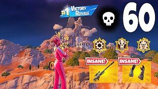 60 Elimination Solo Vs Squads "Zero Build" Gameplay Wins (Fortnite chapter 5)