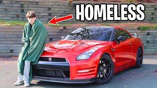 LIVING HOMELESS IN MY GTR for 30 DAYS