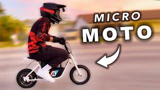 MICRO MOTO Electric Mini Bike // Upgraded Razor Rambler Test & Review