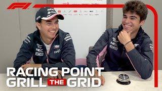 Racing Point's Sergio Perez and Lance Stroll! | Grill The Grid 2019