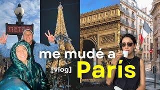 Así es vivir sola en París a los 25 años  | vlog de un día conmigo en mi nueva vida parisina 