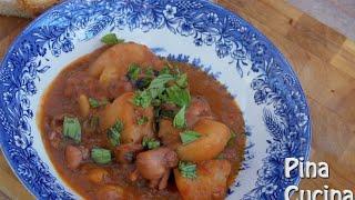 Octopus & Potatoes in Red Sauce. Pina Cucina Ep 33