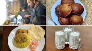 Nostalgia over the weekend !! Neyyappam, Erachichoru, Thengachoru & Avil milk