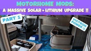 Motorhome Mods: A massive solar and lithium upgrade for off-grid power !! #MACSUK