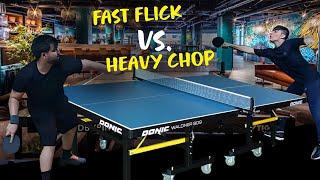 Spin Wars: Heavy Chop vs Topspin Flick Face-off