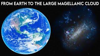 Traveling from Earth to the Large Magellanic Cloud, Our Nearest Galactic Neighbor – Space Engine