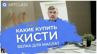 Какие купить кисти? Белка для масла?