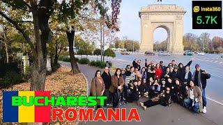 WALKING TOUR | BUCHAREST, ROMANIA #romania #balkan #insta360 a360