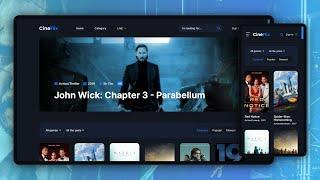 Responsive Movie Website with HTML CSS JavaScript 2021