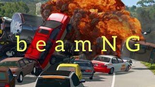 BeamNG Drive - Reckless Driving and Traffic Crashes #beamng #beamngdrive #beamngcrashes