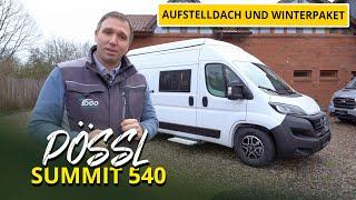 Stealth Camper für 2-4 Personen - Pössl Summit 540 Aufstelldach - Kleiner Alleskönner mit Stil