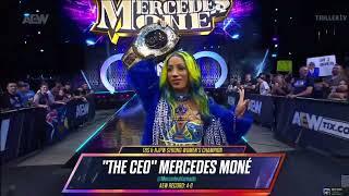 MERCEDES MONE ENTRANCE - AEW: DYNAMITE 7/17/2024