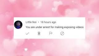 Exposing @Little Noi (failed to tag) for sending me a police threat and impersonating as Little Noi