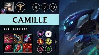 Camille Support vs Leona - KR Master Patch 25.06
