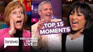 15 Top Moments From Every Season of Watch What Happens Live With Andy Cohen | WWHL | Bravo