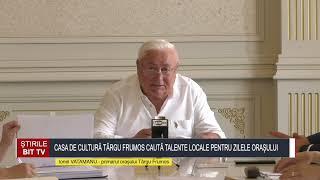 ȘTIRILE BIT TV - CASA DE CULTURĂ TÂRGU FRUMOS CAUTĂ TALENTE LOCALE PENTRU ZILELE ORAȘULUI