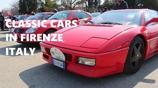 Classic Cars in Firenze Italy: Ferrari, Porsche, Alfa Romeo, Mercedes-Benz, Lancia, Fiat