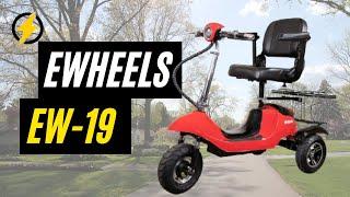 EWheels EW-19 Sporty 3-Wheel Electric Scooter