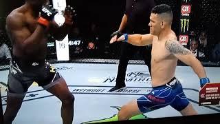 UFC261 Jambe Casser Choquant  Chris Weidman vs Uriah Hall (Âme Sensible S'abstenir)