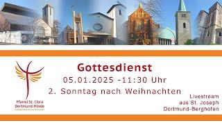 St. Clara Dortmund-Hörde  -  Kath. Kirche Am Phoenixsee: 05.01.2025 2. Sonntag nach Weihnachten