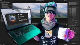 Compressor 4.10 Update: AI Retiming & Spatial Video Workflow for Apple Vision Pro